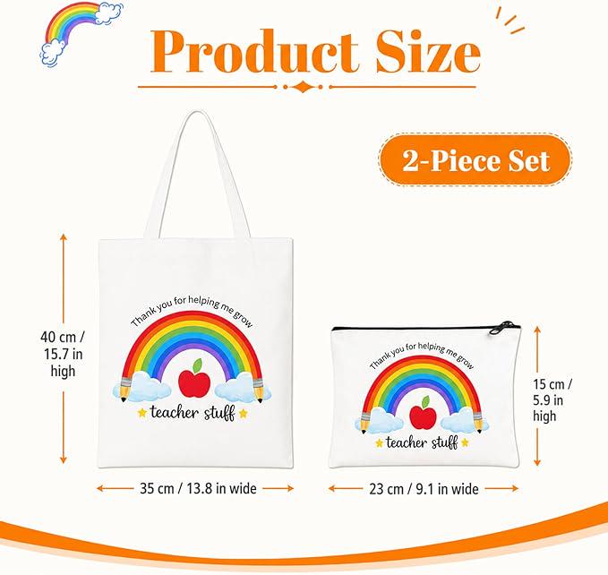 Teacher Gift, Mystery Book Box Gift Set | Teacher Appreciation Gift | Book Lover Gift Box |  Tote Bag & Pouch Set | End of Year Teacher Gift