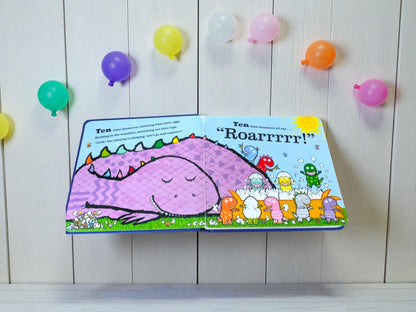 Teddy Bear & "Ten Little Dinosaurs" Book Gift Set - Storytime Plush