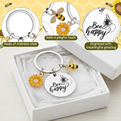Bee Gift Set | Book Lovers Gift | Bee Tote Bag, Bee Yourself Journal, Reading Gift Box, Bee Themed Care Package, Reader Gift, Bee Gift