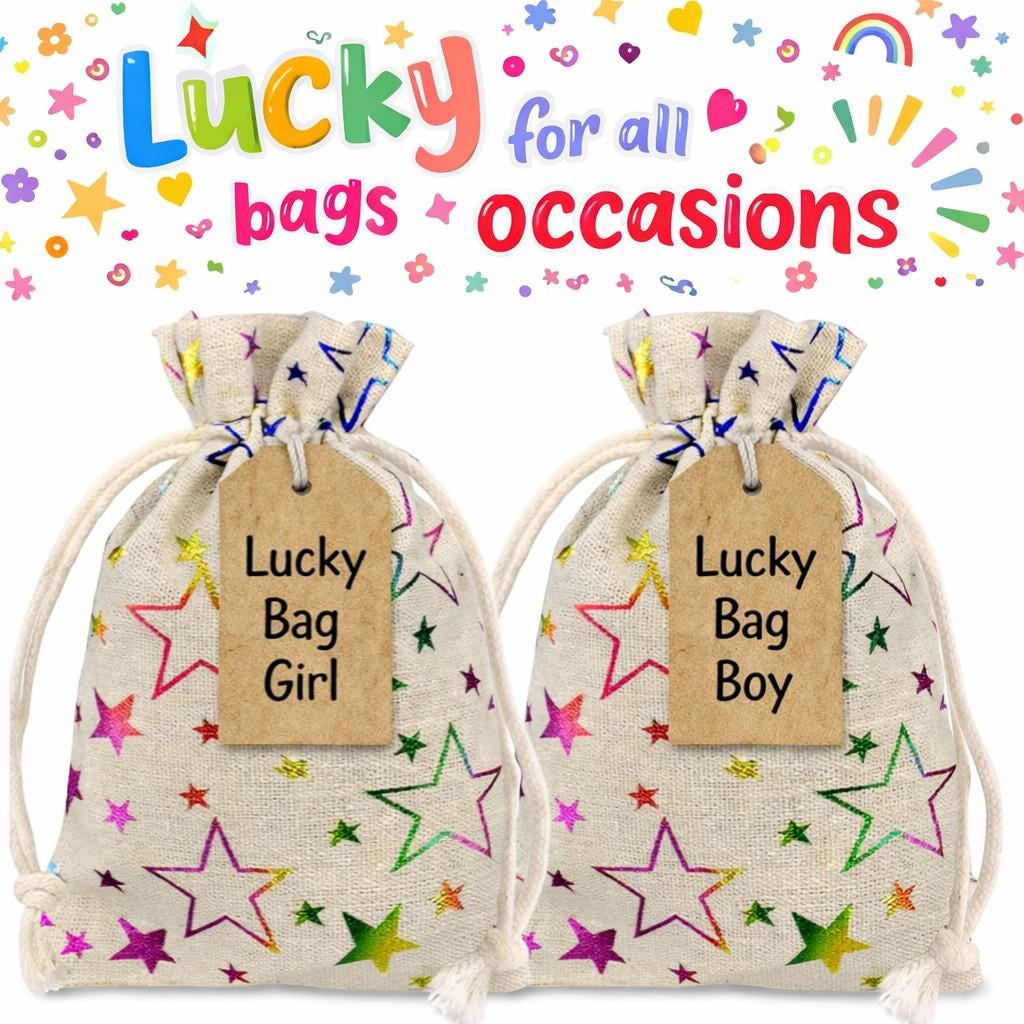 Lucky Mystery Gift Bag | Girl or Boy Surprise Bag | Party Favour Gift | Birthday Graduation Exam Results Gift | Self Care Kit