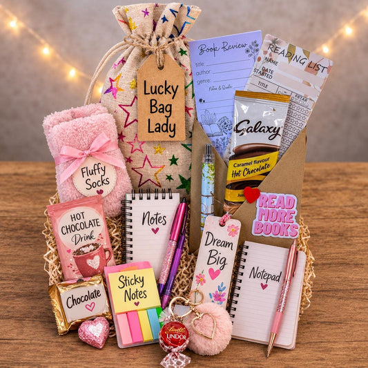 Lucky Mystery Gift Bag | Girl or Boy Surprise Bag | Party Favour Gift | Birthday Graduation Exam Results Gift | Self Care Kit