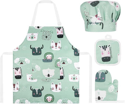 Kids Baking Gift Set for Children | Lakeland Baking Set, Cookbook & Child's Apron Set | Little Baker Gift | Christmas Present | 3+