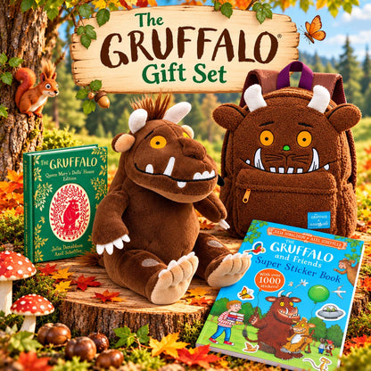 The Gruffalo Gift Set | Special Edition Book, Plush Toy, Rucksack & Sticker Book | Children's Birthday Christmas Gift
