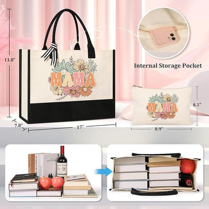 Mystery Book, Gift Set for Mum, Mama Reading Gift Box, Book Lover Present, Floral Journal, Tote Bag, Reader Care Package