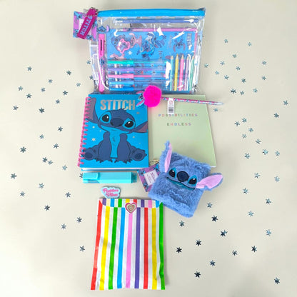 Stitch Stationery Set for Kids – School Supplies, Writing Set, Gift Box with Optional Book