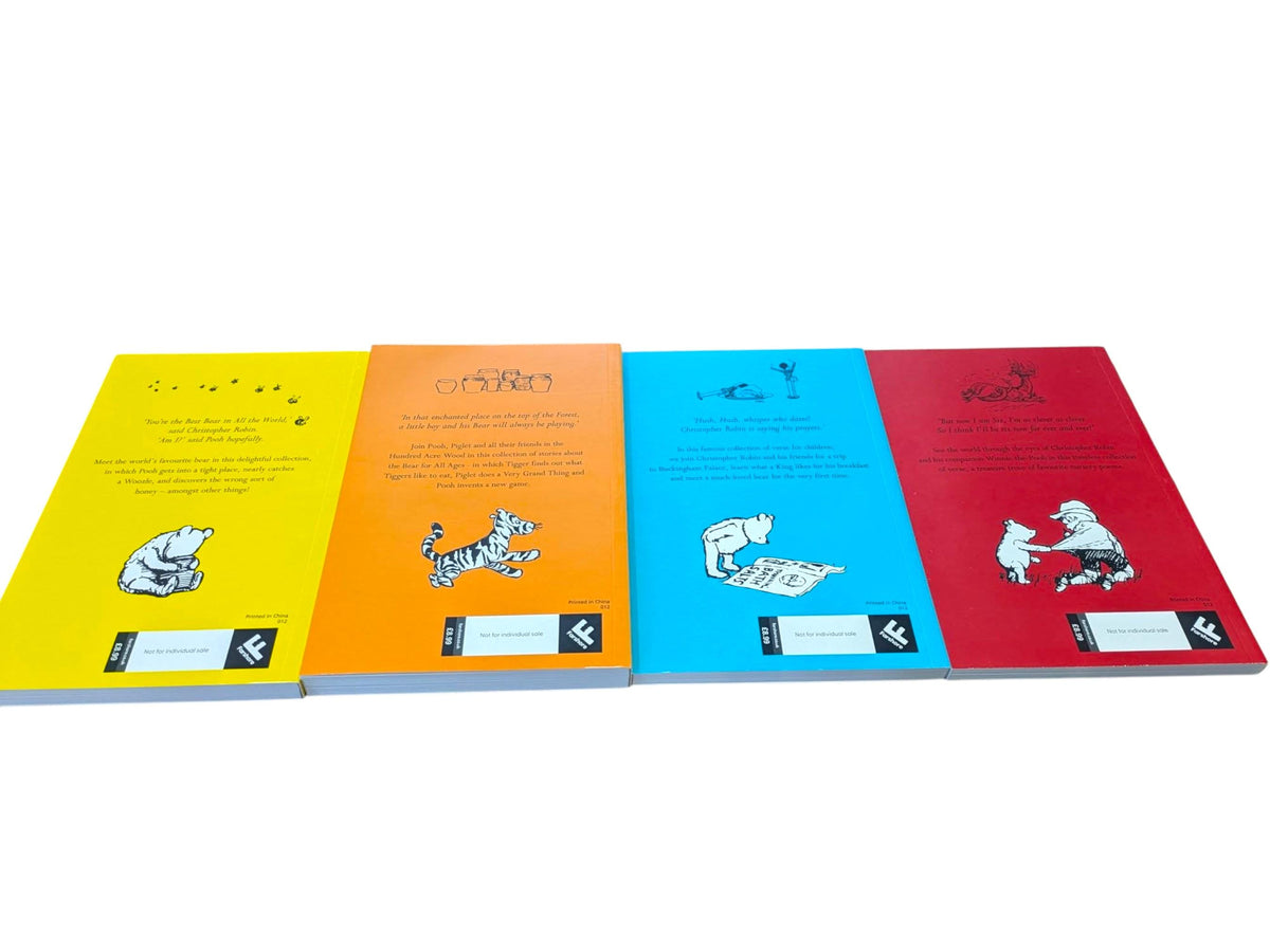 Winnie-the-Pooh Classic Book Set with Plush | A.A. Milne 4-Book Collection | Gift for Kids | Storytime Bundle