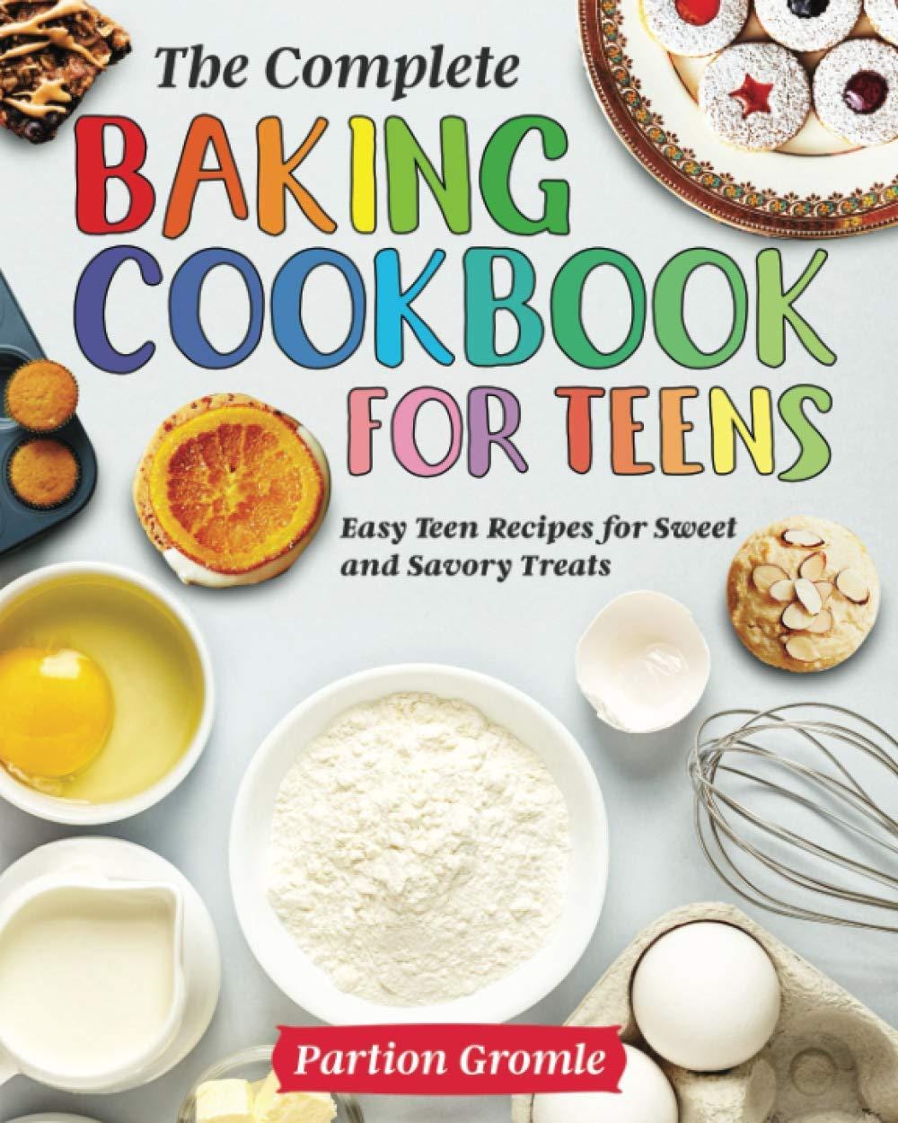 Teen Baking Gift Set with Cookbook & Apron – Complete Teenager Cake Decorating Kit  Ages 13-19, Baking Gift, Christmas Gift for Teens