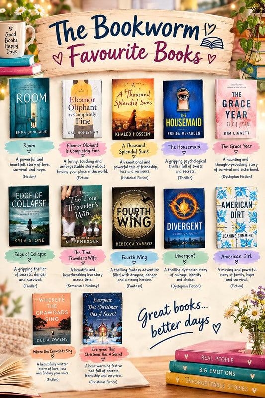 12 Month Preloved  Book Advent | Year of Reading | Monthly Books | Book Lover Gift | Wrapped Books | Reading Gift