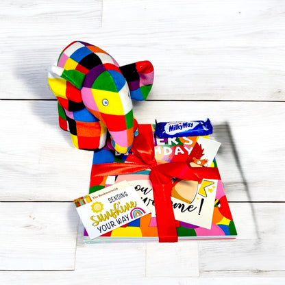 Elmer Elephant Book Bundle: Soft Toy & 5 Preloved Books