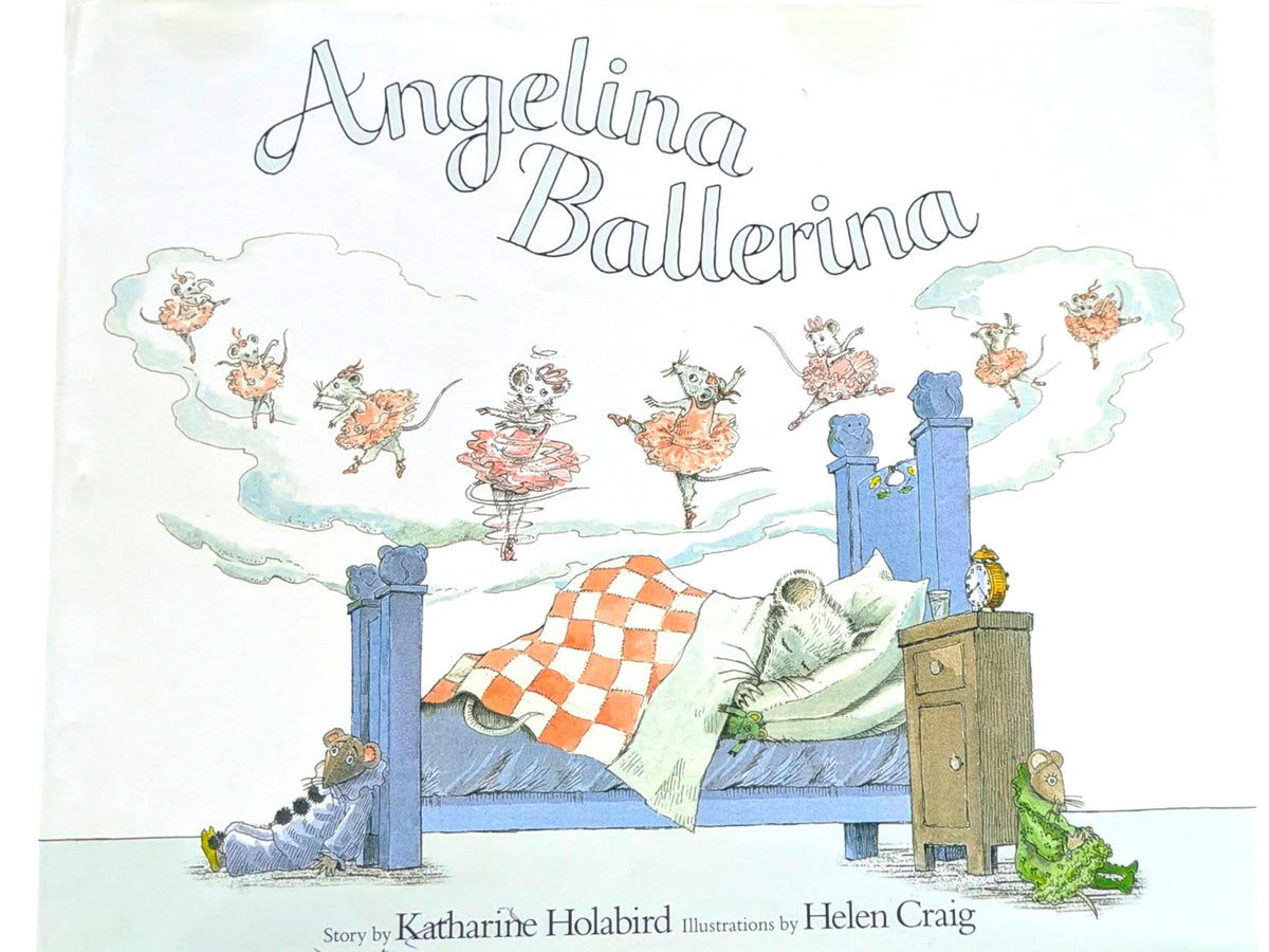 Angelina Ballerina Book Box & Plush Gift Set, Classic Children’s Story Collection