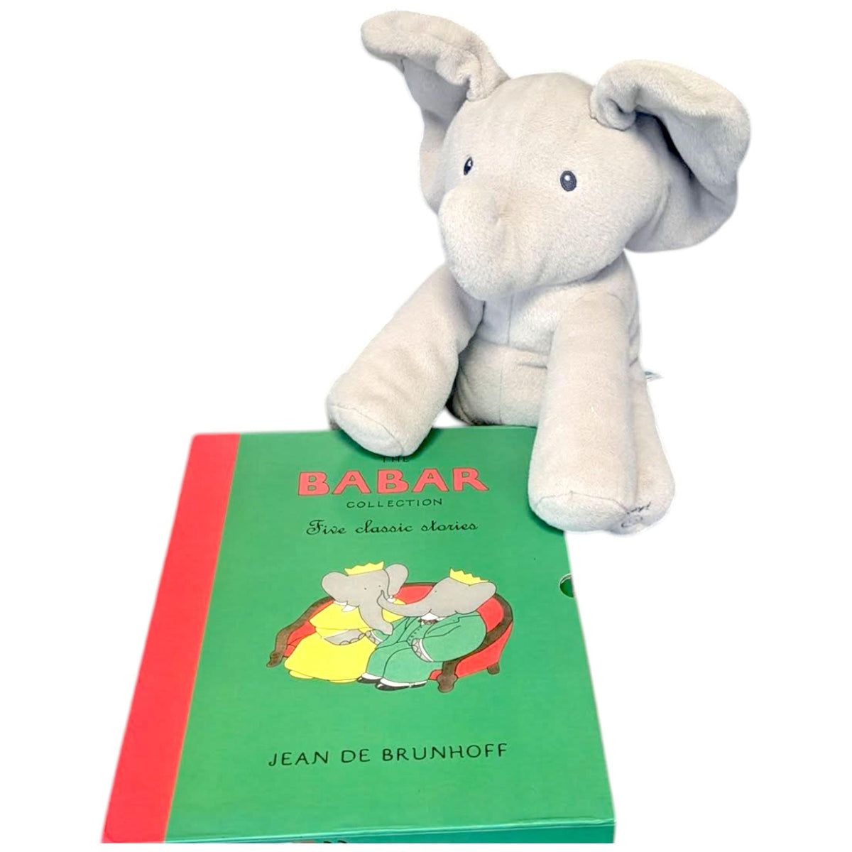 Babar Book & Singing Flappy Elephant Gift Set for Children