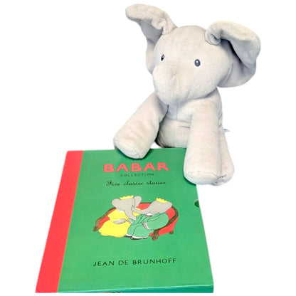 Babar Book & Singing Flappy Elephant Gift Set for Children