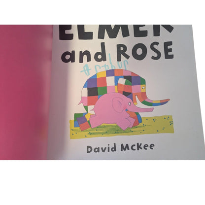 Elmer the Elephant Book Bundle: Preloved Books & Soft Toy Gift