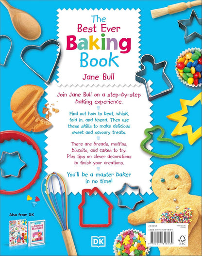 Kids Baking Gift Set for Children | Lakeland Baking Set, Cookbook & Child's Apron Set | Little Baker Gift | Christmas Present | 3+