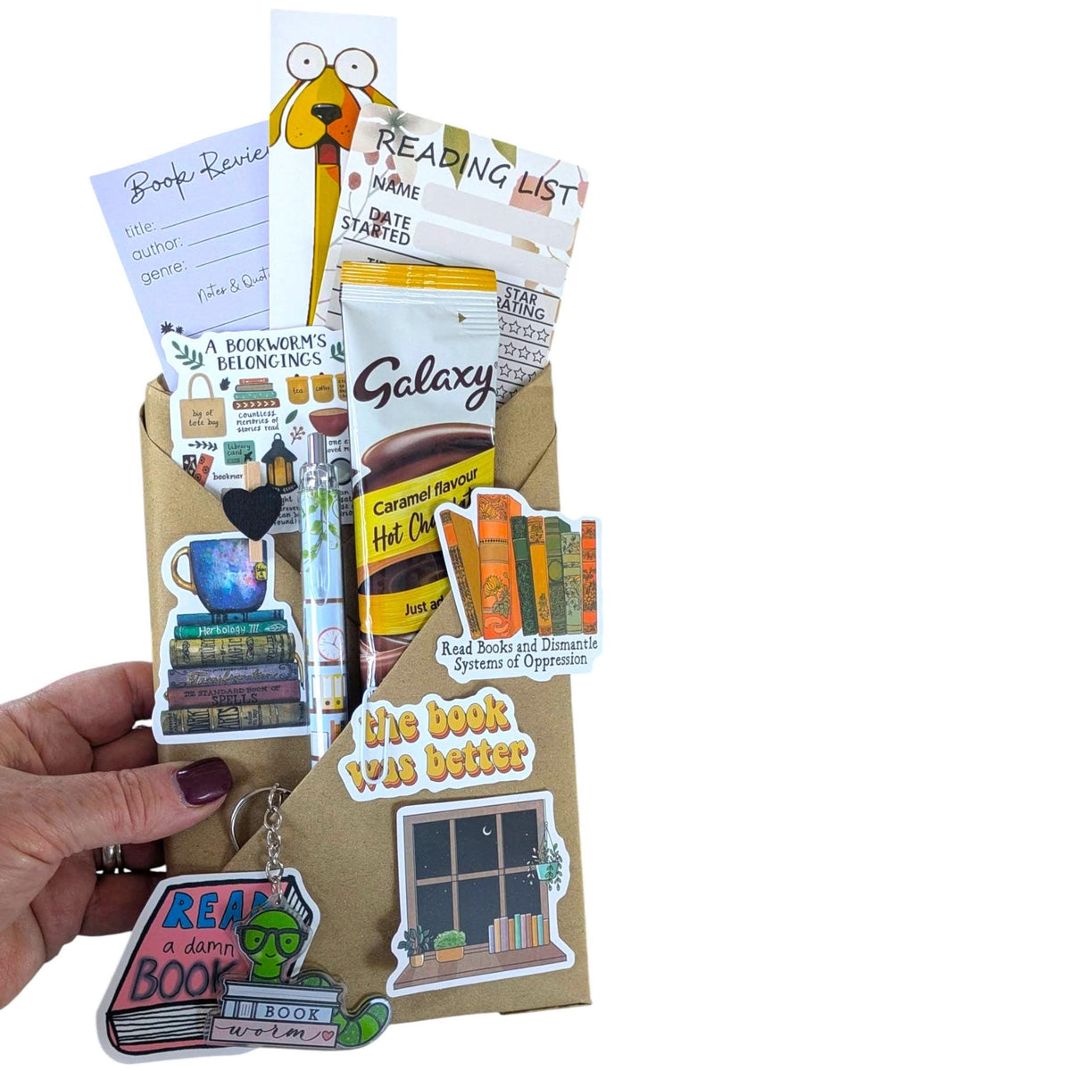 Blind Date with a Book Gift for Men| Mystery Wrapped Book | Book Lover Gift | Bookish Gift for Him| Bookish Surprise Treats Included