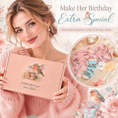 Robin Gift Set |  Mystery Book | Robin Gifts for Her | Surprise Book Box | Bird Lover Gift | Birthday Gift for Bookworms
