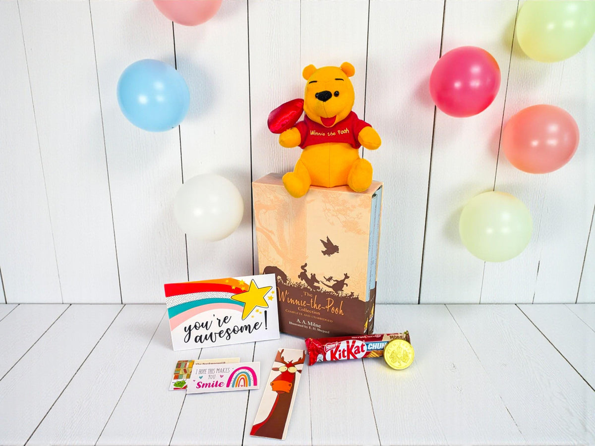 Winnie-the-Pooh Book Set with Plush Toy | Classic Kids Gift