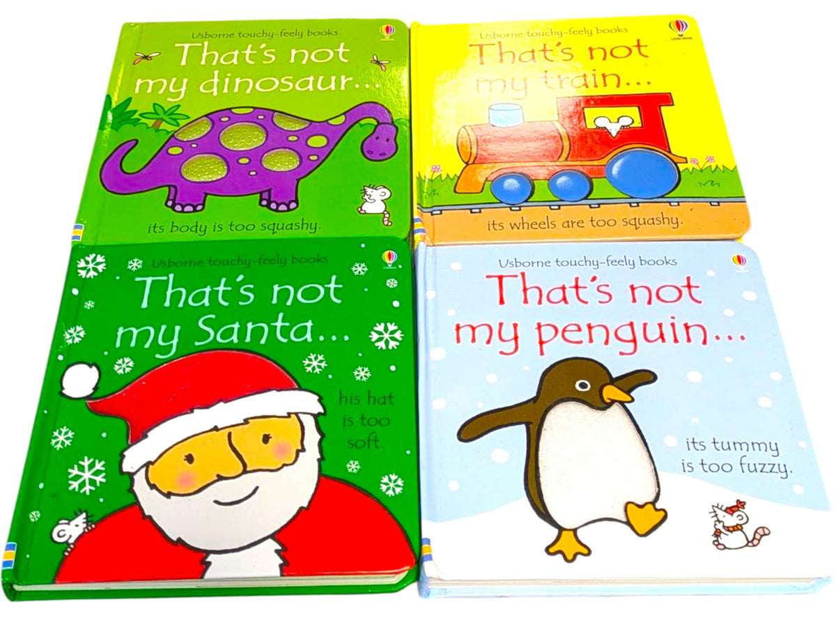 That's Not My... Board Books and Teddy Bundle, Baby Toddler Gift