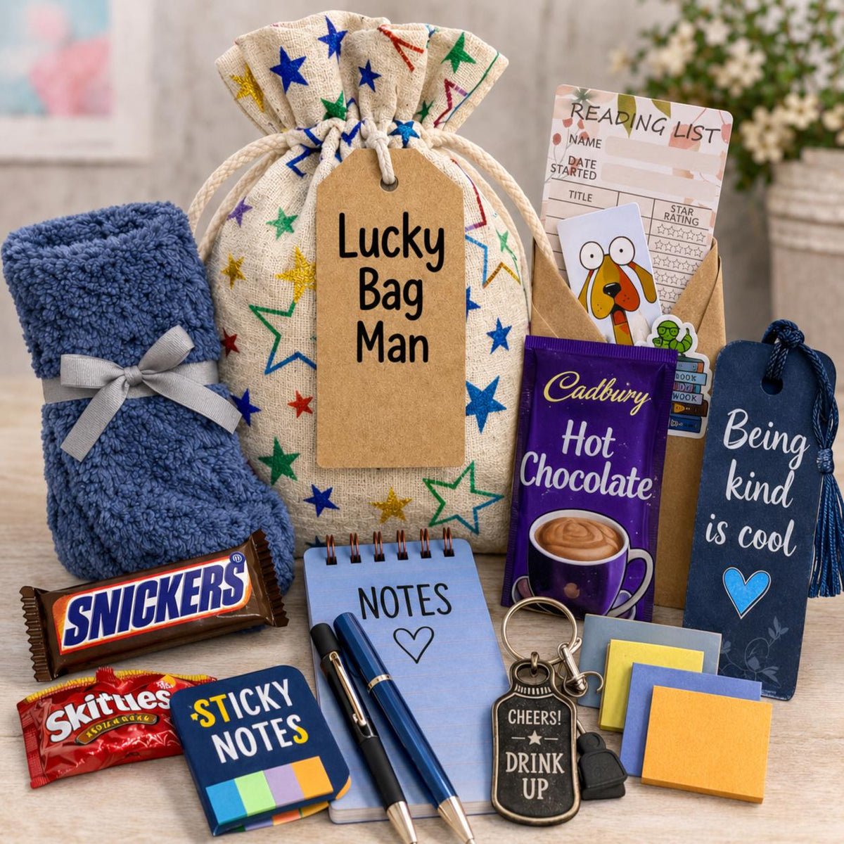 Lucky Mystery Gift Bag | Girl or Boy Surprise Bag | Party Favour Gift | Birthday Graduation Exam Results Gift | Self Care Kit