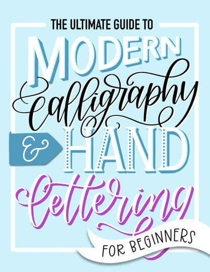 Complete Modern Calligraphy & Hand Lettering Art Maker Kit - Perfect Beginner's Guide and Practice Tools for Stunning Brush Lettering
