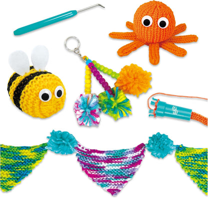 First Knitting Kit for Kids | Primary Children's Learn-to-Knit Set | Ideal  Birthday Gift | Galt Kit Includes Book & Tools | Learn to Knit