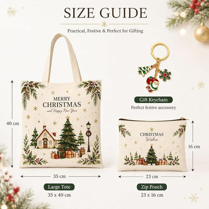 Christmas Gift Set, Blind Date With a Book, Christmas Book Gift, Adult or Children's Gift, Tote Bag & Slipper Socks, Mystery Book