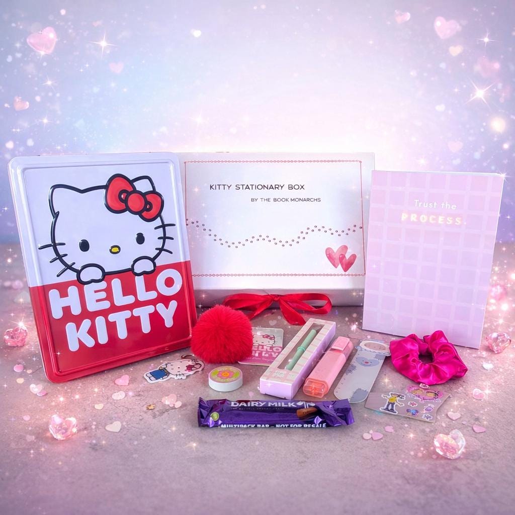 Hello Kitty Stationery Set for Kids – Children's Writing Set with Optional Mystery Children’s Book