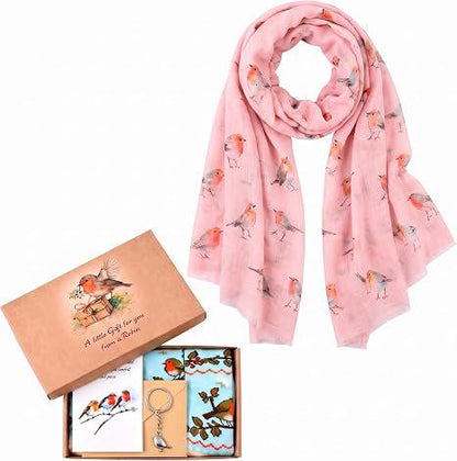 Robin Gift Set |  Mystery Book | Robin Gifts for Her | Surprise Book Box | Bird Lover Gift | Birthday Gift for Bookworms