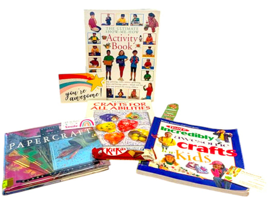 Vintage Children's Craft Book Bundle: Activity Ideas, Gift Bound