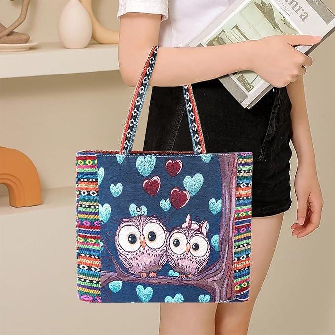 Owl Gift Set | Mystery Book | Owl Lover Gifts for Her | Surprise Book Box | Bookworm Birthday Gift | Owl Tote Bag & Accessories