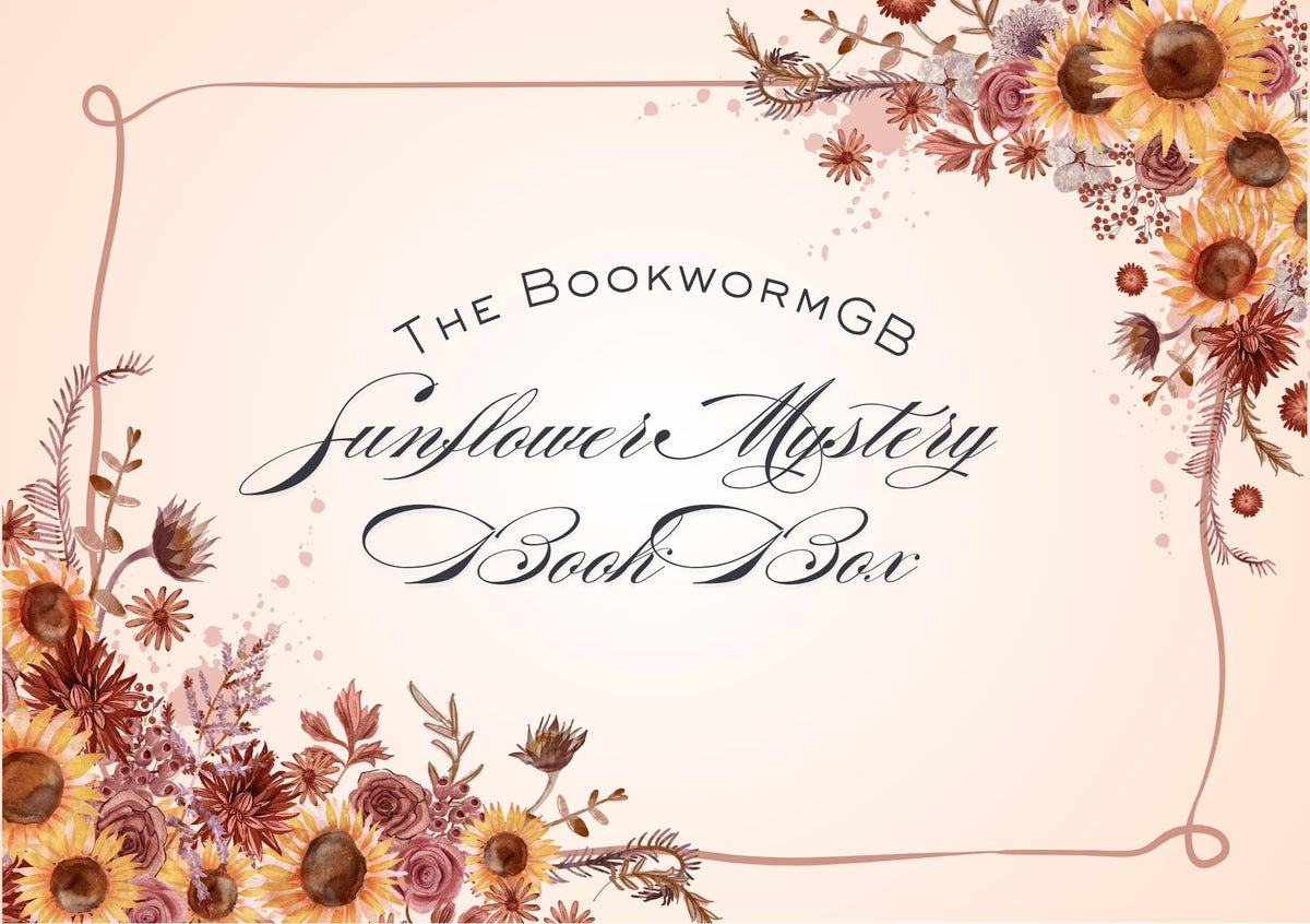 Sunflower Gift Set | Mystery Book | Sending You Sunshine Reading Care Package | Book Lover Gift Box, Tote Bag, Bookish Gifts, Sunflower Gift