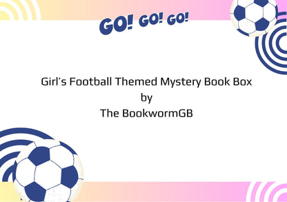 Girls Football Gift Set | Blind Date With A Book | Football Lover | Mystery Book Box | Reader Gift Hamper | Football Gift | Football Journal