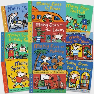 Maisy Mouse Gift Set | 10 Children's Books & Soft Toy Bundle | Lucy Cousins | Toddler Reading Gift | Birthday Gift for Kids