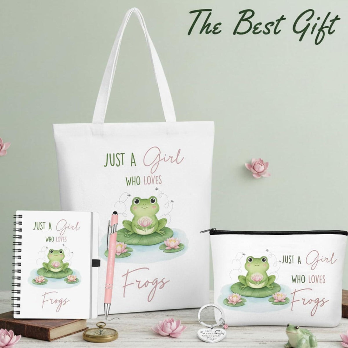 Frog Gift Set | Blind Date With A Book | Frog Lover Book Box | Book Lover Gift for Girls | Reading Gift Basket | Cozy Bookish Surprise