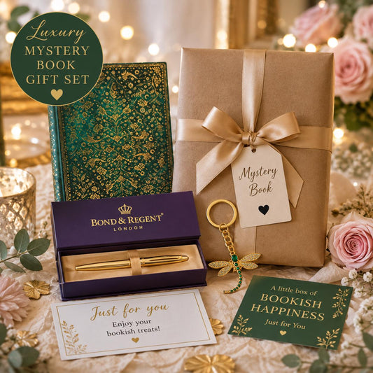 Luxury Blind Date with a Book, Gift Set for Readers, Wrapped Surprise Book, Book Lover Gift