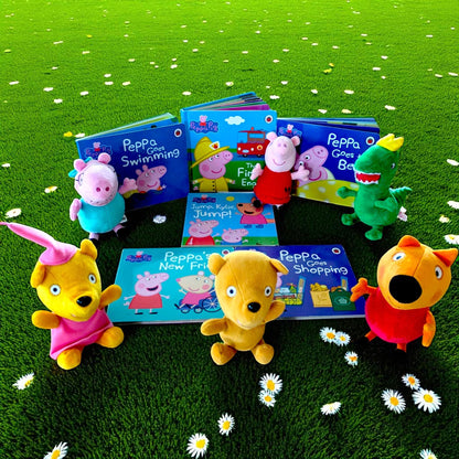 Peppa Pig Book & Plushie Bundle: Children's Gift Set