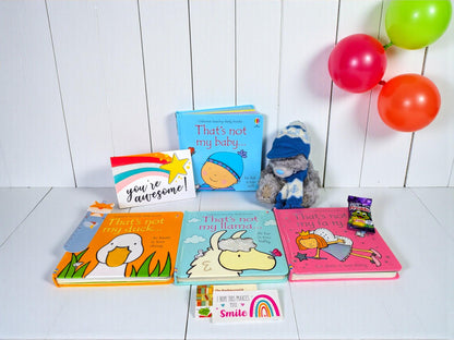 That's Not My... Board Books and Teddy Bundle, Baby Toddler Gift