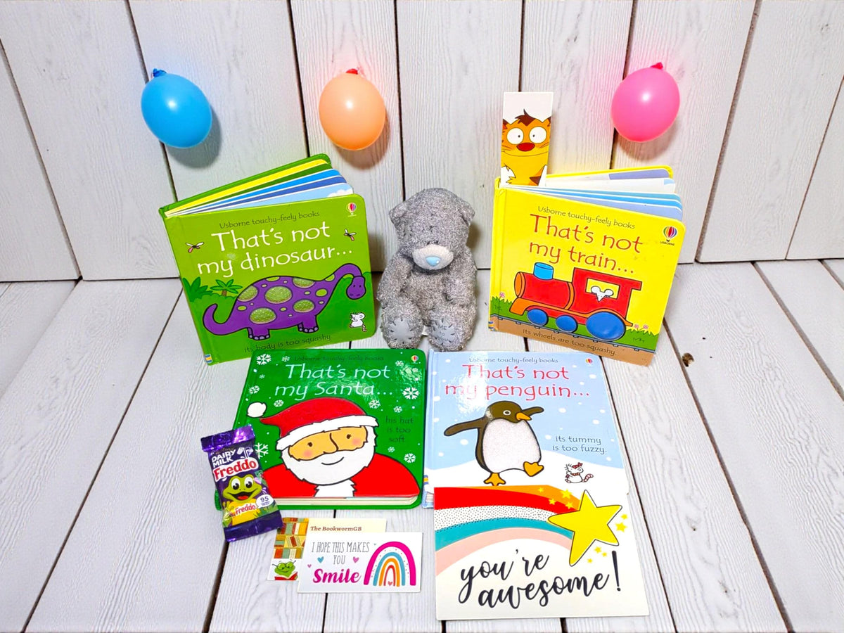That's Not My... Board Books and Teddy Bundle, Baby Toddler Gift