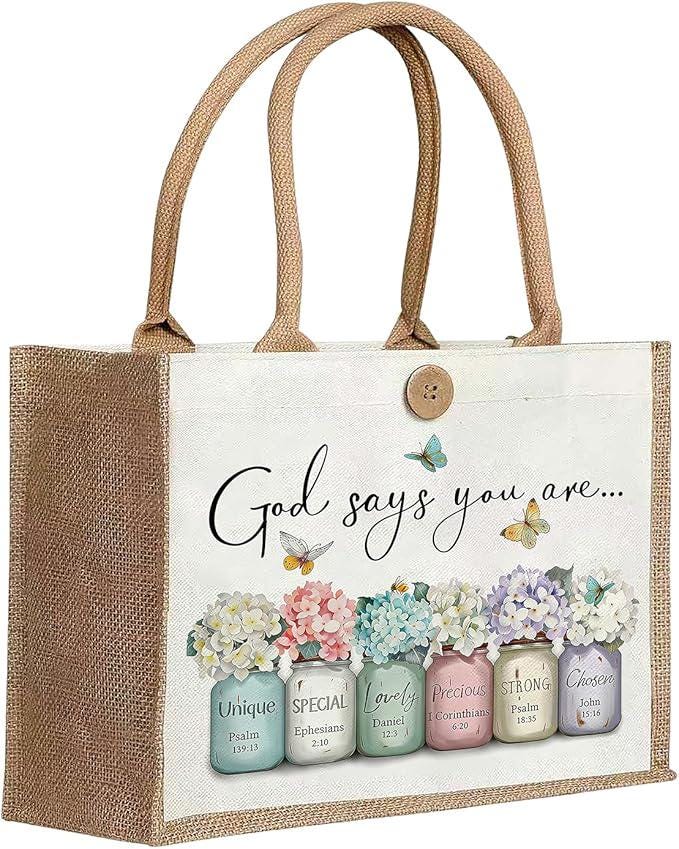 Christian Gift Set for Women | Faith Journal, Scripture Mug, Inspirational Tote Bag,  Reading Care Package Gift Box, Optional Mystery Book