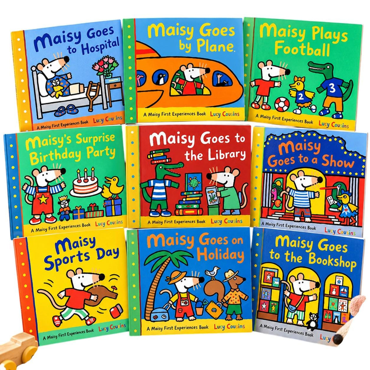 Maisy Mouse Gift Set | 10 Children's Books & Soft Toy Bundle | Lucy Cousins | Toddler Reading Gift | Birthday Gift for Kids