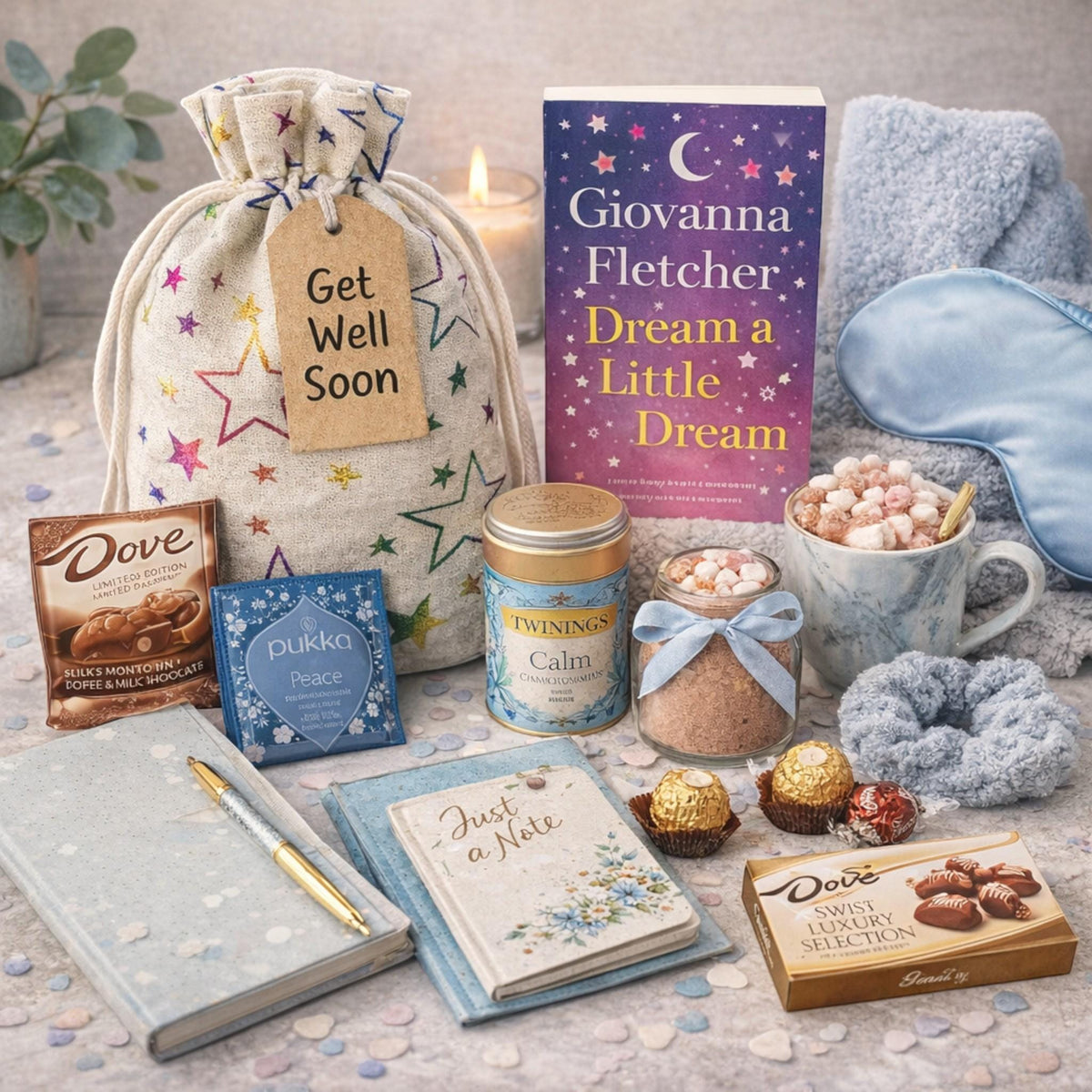Get Well Soon Lucky Bag, Thoughtful Self Care Gift, Comfort Care Package, Feel Better Surprise, All Ages