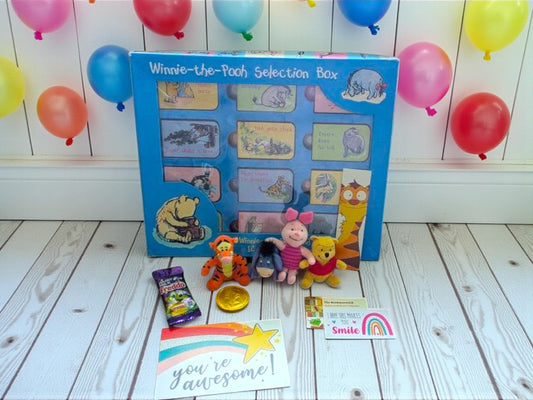 Vintage Winnie-the-Pooh Board Book Set with Plush | A.A. Milne Mini Books