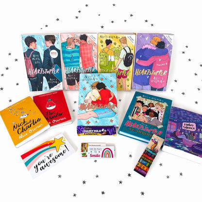 Heartstopper Book Series by Alice Oseman – Volumes 1–5 + Nick and Charlie – LGBTQ+ Graphic Novels