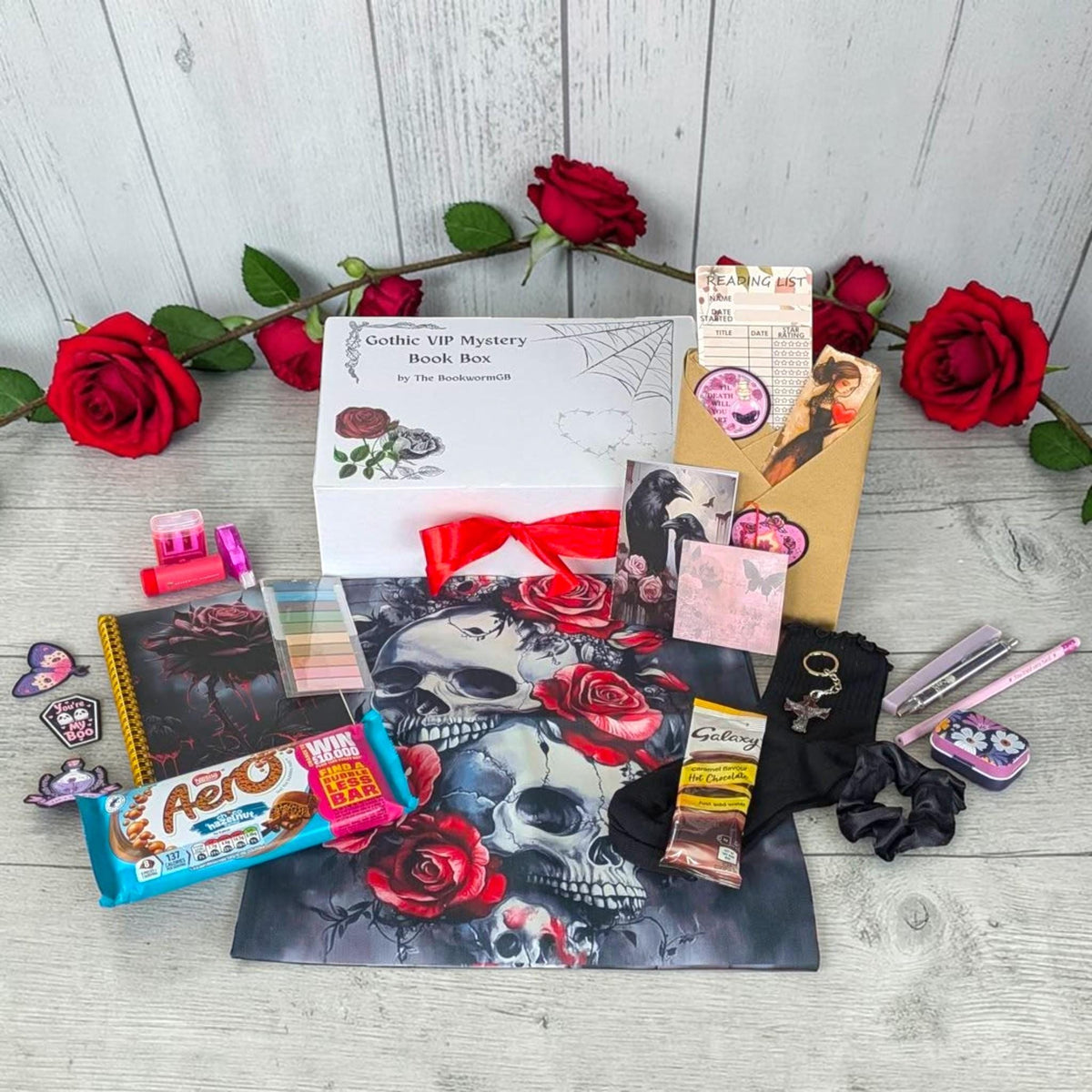 Gothic Gift Set, Fantasy Reader, Bookish Gift Box, Blind Date with a Book, Mystery Book