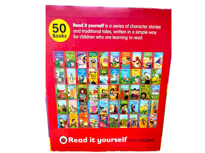 Usborne Read It Yourself Library: 50 Children's Story Books Gift Bundle