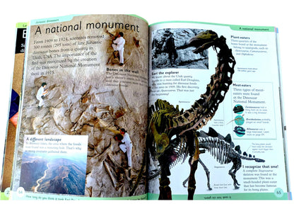 Dinosaur Book Bundle: Children's Gift Set with Toy Dinosaurs