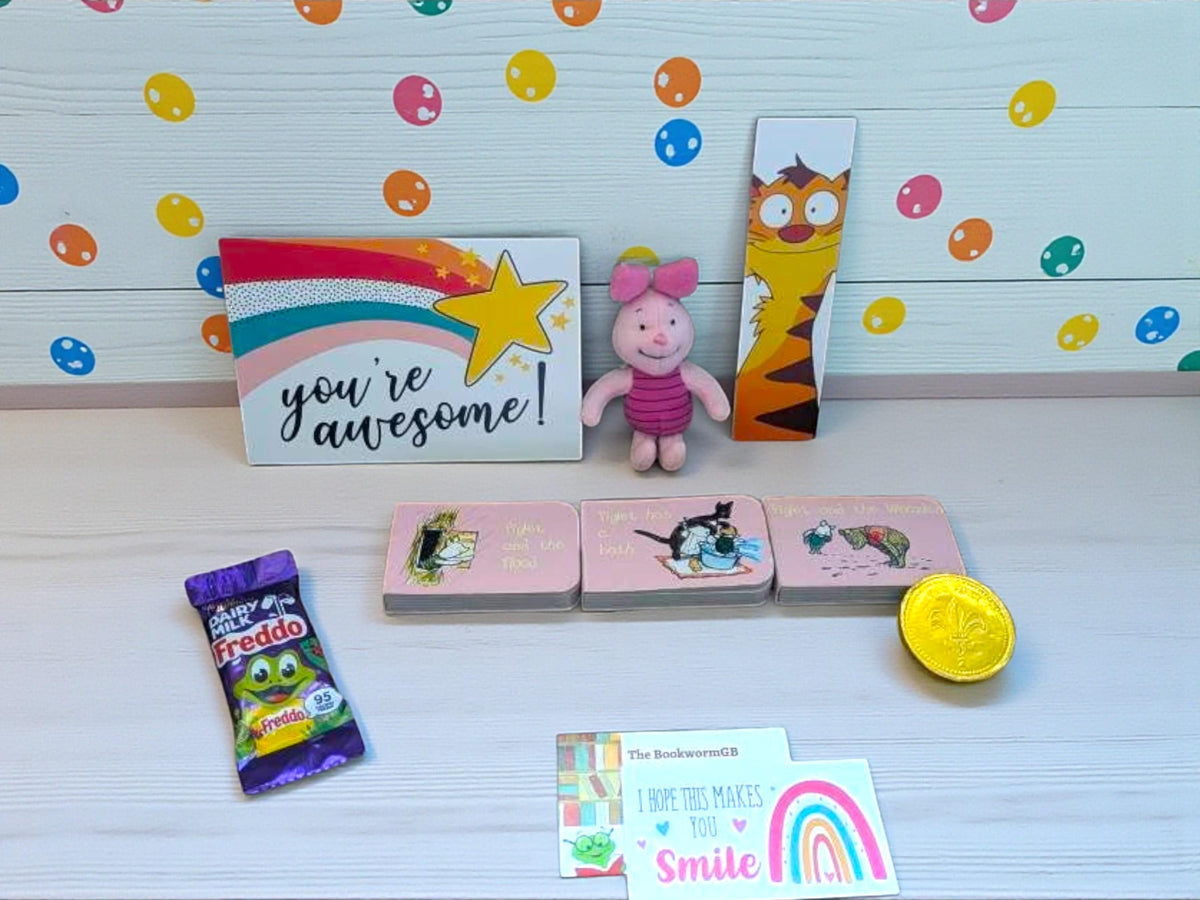 Vintage Winnie-the-Pooh Board Book Set with Plush | A.A. Milne Mini Books