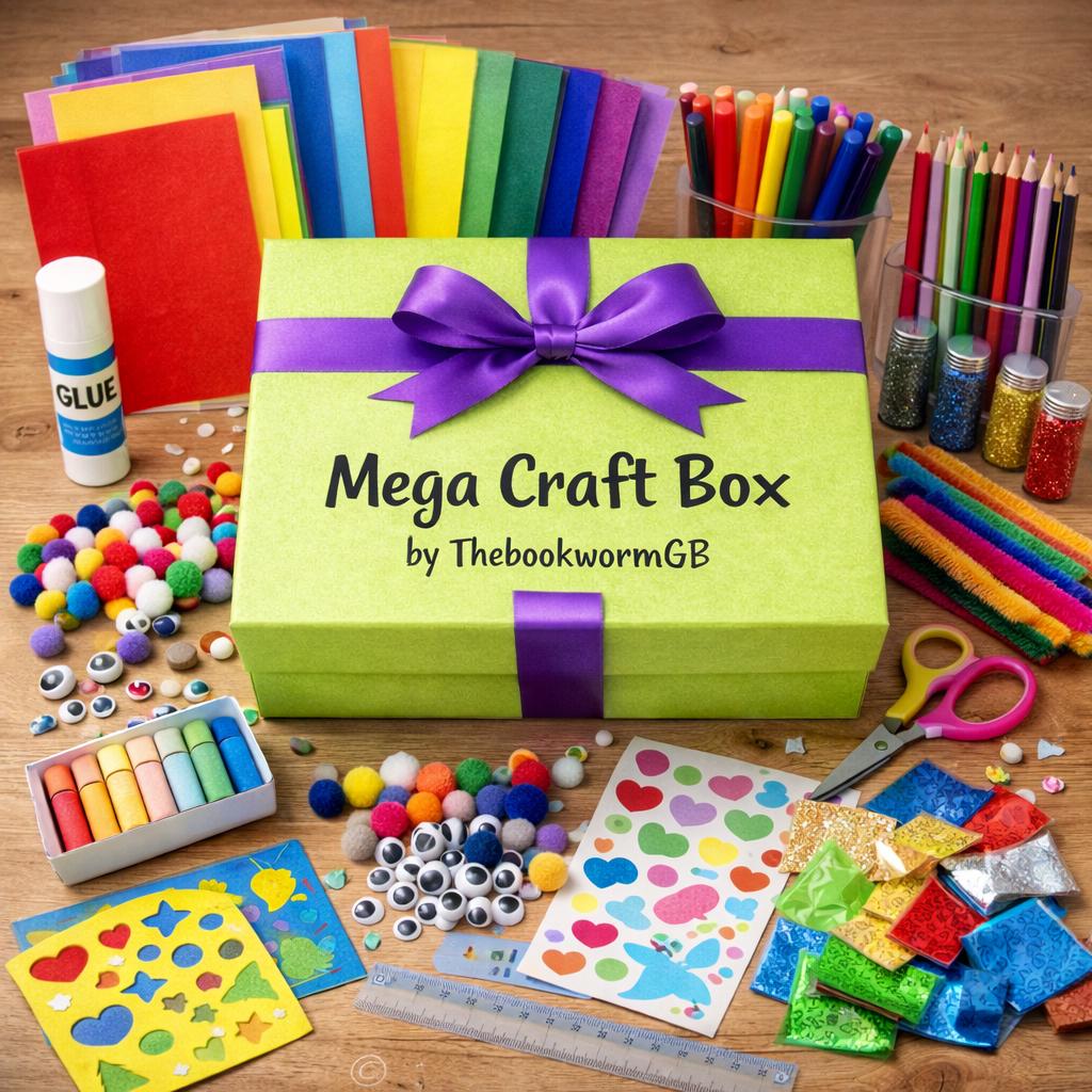 Kids Craft Kit – Mega Craft Box for Kids – Art & Craft Activity Box – Scrapbook Craft Kit Gift – Ages 3-16