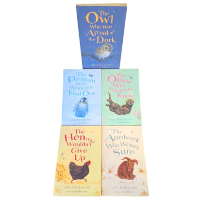 Preloved Kids Book Bundle – Jill Tomlinson Animal Stories Set | Owl Who Was Afraid of the Dark, Penguin, Otter | Classic Children’s Books