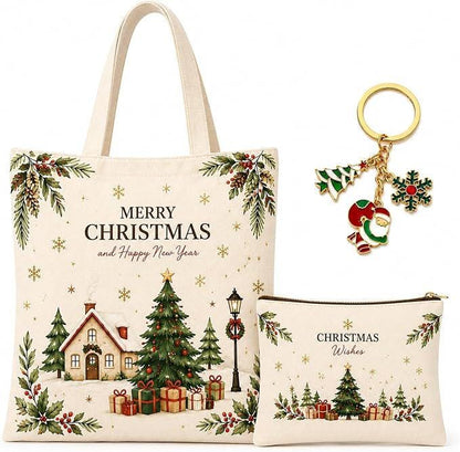 Christmas Gift Set, Blind Date With a Book, Christmas Book Gift, Adult or Children's Gift, Tote Bag & Slipper Socks, Mystery Book